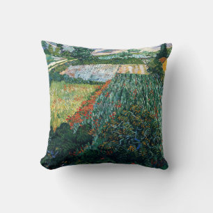 Van Gogh - Field with Poppies Cushion