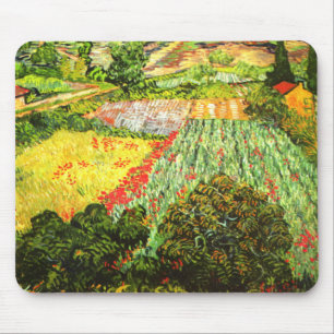 Van Gogh: Field with Poppies Mouse Pad