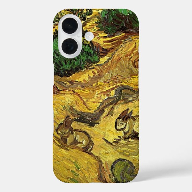 Van Gogh - Field with Two Rabbits Case-Mate iPhone Case (Back)