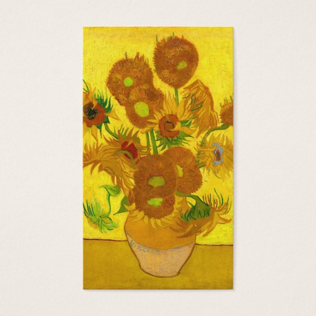 Van Gogh Fifteen Sunflowers In A Vase Fine Art (Front)