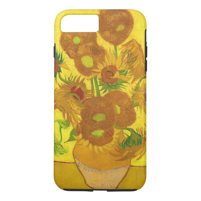 Van Gogh Fifteen Sunflowers In A Vase Fine Art Case-Mate iPhone Case (Back)