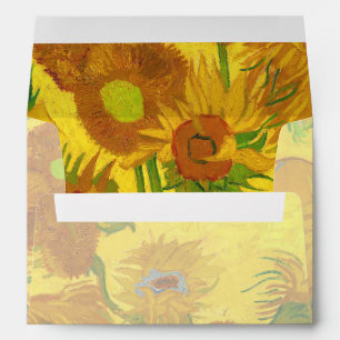 Van Gogh Fifteen Sunflowers In A Vase Fine Art Envelope