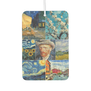 Van Gogh Fine Art Collage Car Air Freshener