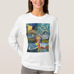 Van Gogh Fine Art Collage T-Shirt