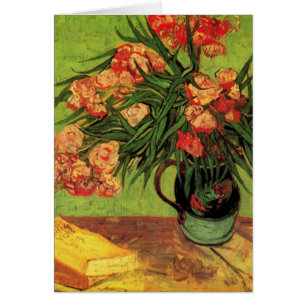 Van Gogh Fine Art, Vase with Oleanders and Books