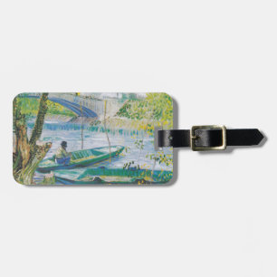 Van Gogh Fishermen and boats in the Pont de Clichy Luggage Tag