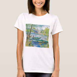 Van Gogh Fishermen and boats in the Pont de Clichy T-Shirt