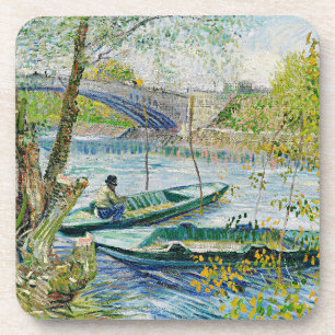 Van Gogh Fishing in Spring Coaster