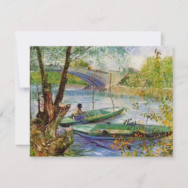 Van Gogh Fishing in the Spring, Pont de Clichy (Front)