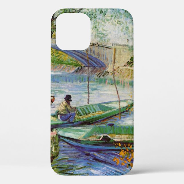Van Gogh Fishing in the Spring, Pont de Clichy Case-Mate iPhone Case (Back)