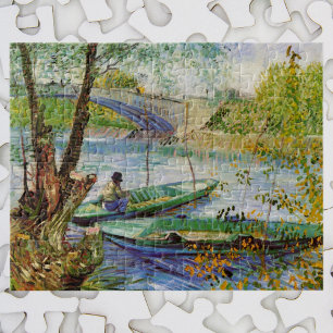 Van Gogh Fishing in the Spring, Pont de Clichy Jigsaw Puzzle
