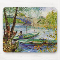 Van Gogh Fishing in the Spring, Pont de Clichy