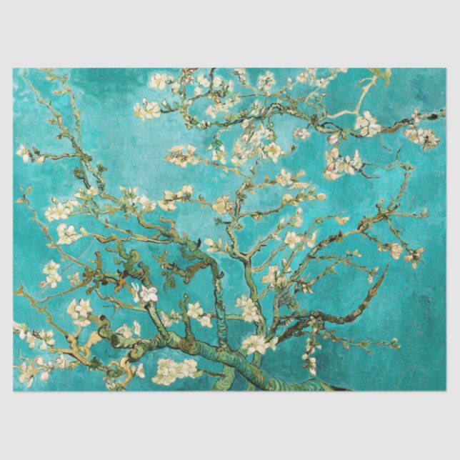 Van Gogh Floral Almond Tree Tissue Paper (Front)