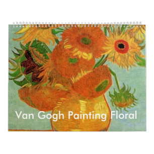 Van Gogh floral fine art Calendar