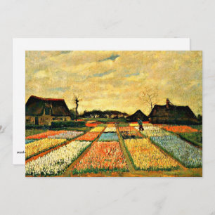 Van Gogh - Flower Beds in Holland  Card
