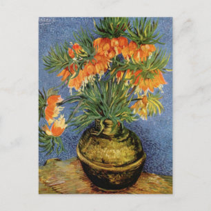 Van Gogh flower painting Postcard