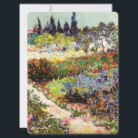 Van Gogh Flowering Garden At Arles Floral Fine Art<br><div class="desc">Vincent Van Gogh Flowering Garden At Arles With Path Fine Art Vincent Willem van Gogh was a Post-Impressionist painter whose work had a far-reaching influence on 20th-century art. His output includes portraits, self portraits, landscapes and still lifes of cypresses, flower fields, trees in bloom, gardens, wheat fields and flowers. Between...</div>