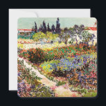 Van Gogh Flowering Garden At Arles Floral Fine Art<br><div class="desc">Vincent Van Gogh Flowering Garden At Arles With Path Fine Art Vincent Willem van Gogh was a Post-Impressionist painter whose work had a far-reaching influence on 20th-century art. His output includes portraits, self portraits, landscapes and still lifes of cypresses, flower fields, trees in bloom, gardens, wheat fields and flowers. Between...</div>