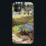 Van Gogh Flowering Garden At Arles Floral Fine Art iPhone 11 Case<br><div class="desc">Vincent Van Gogh Flowering Garden At Arles With Path Fine Art Vincent Willem van Gogh was a Post-Impressionist painter whose work had a far-reaching influence on 20th-century art. His output includes portraits, self portraits, landscapes and still lifes of cypresses, flower fields, trees in bloom, gardens, wheat fields and flowers. Between...</div>