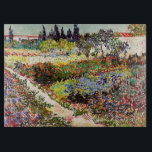 Van Gogh Flowering Garden At Arles Floral Fine Art Cutting Board<br><div class="desc">Vincent Van Gogh Flowering Garden At Arles With Path Fine Art Vincent Willem van Gogh was a Post-Impressionist painter whose work had a far-reaching influence on 20th-century art. His output includes portraits, self portraits, landscapes and still lifes of cypresses, flower fields, trees in bloom, gardens, wheat fields and flowers. Between...</div>