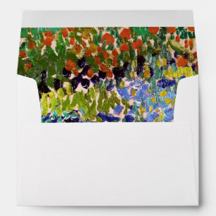 Van Gogh Flowering Garden At Arles Floral Fine Art Envelopes