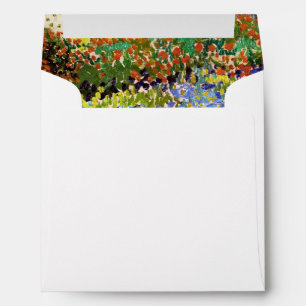 Van Gogh Flowering Garden At Arles Floral Fine Art Envelopes