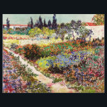 Van Gogh Flowering Garden At Arles Floral Fine Art Flyer<br><div class="desc">Vincent Van Gogh Flowering Garden At Arles With Path Fine Art Vincent Willem van Gogh was a Post-Impressionist painter whose work had a far-reaching influence on 20th-century art. His output includes portraits, self portraits, landscapes and still lifes of cypresses, flower fields, trees in bloom, gardens, wheat fields and flowers. Between...</div>