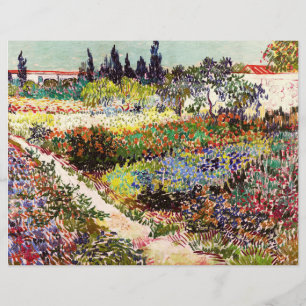 Van Gogh Flowering Garden At Arles Floral Fine Art Flyer