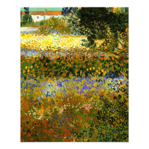 Van Gogh - Flowering Garden, Impressionism Photo Print