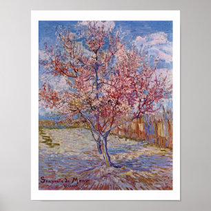 Van Gogh   Flowering Peach Trees   1888 Poster