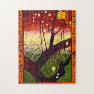 Van Gogh Flowering Plum Tree After Hiroshige Jigsaw Puzzle