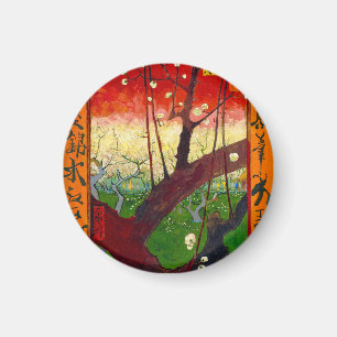 Van Gogh Flowering Plum Tree after Hiroshige Magnet