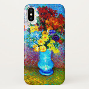 Van Gogh Flowers in a Blue Vase iPhone X Case