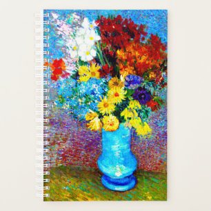 Van Gogh Flowers in a Blue Vase Planner