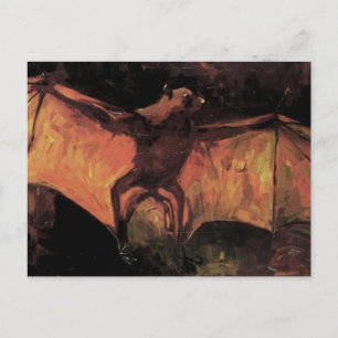 Van Gogh; Flying Fox (Still Life Bat) Postcard