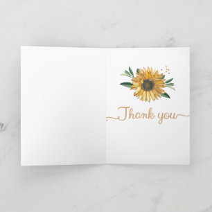 Van Gogh - Fourteen Sunflowers, Thank You Card