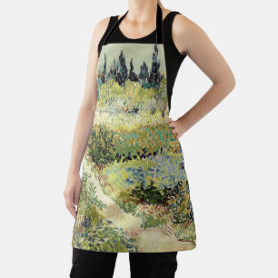 Van Gogh Garden at Arles 1888 Apron