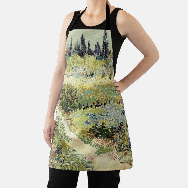 Van Gogh Garden at Arles 1888 Apron (Insitu)