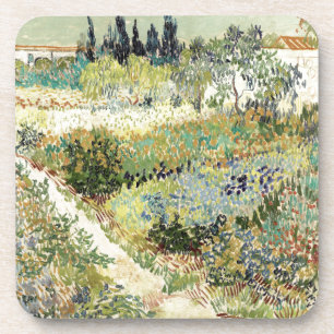 Van Gogh Garden at Arles 1888 Coaster