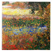 Van Gogh - Garden at Arles (aka Flowering Garden)