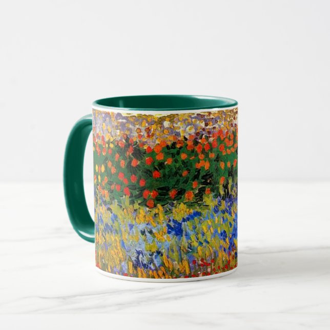 Van Gogh - Garden at Arles (aka Flowering Garden) Mug (Front Left)