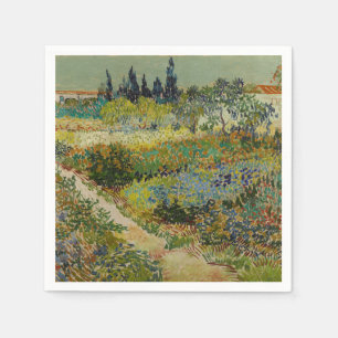 Van Gogh Garden at Arles Floral Impressionist Napkin