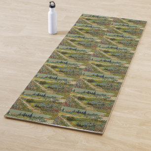 Van Gogh Garden at Arles Floral Impressionist Yoga Mat