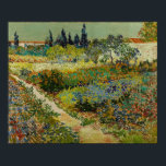 Van Gogh - Garden At Arles Poster<br><div class="desc">Garden At Arles by Vincent Van Gogh. For more poster-ready images from Zedign Art Series Book 37 "Vincent Van Gogh - Paintings & Drawings Vol 2",  visit https://books.zedign.com/zas/37.html</div>