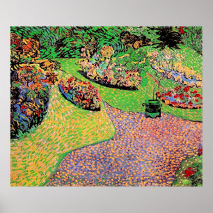 Van Gogh - Garden in Auvers, Poster