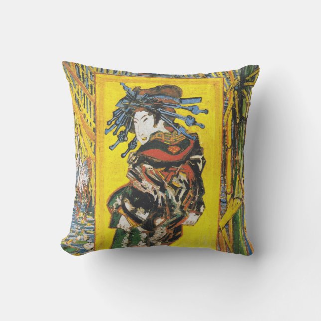 Van Gogh Geisha Outdoor Cushion (Front)
