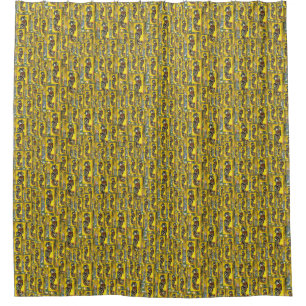 Van Gogh Geisha Shower Curtain