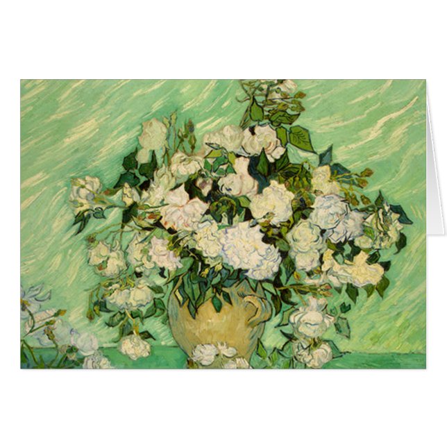 Van Gogh Gifts Still Life w/ Roses Impressionism (Front Horizontal)