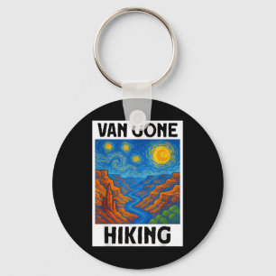 Van Gogh Grand Canyon Hiking Funny Grand Canyon Key Ring