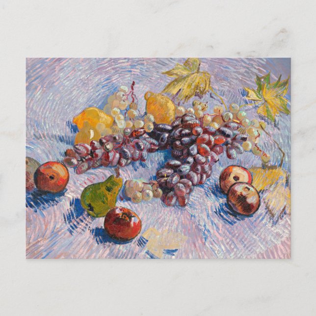 Van Gogh - Grapes, Lemons, Pears, and Apples Postcard (Front)
